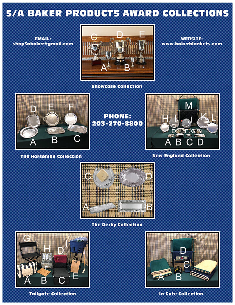 5/A Baker Trophies and Much More - Call in to Place your Order!