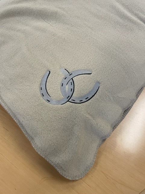 Beige Polar Fleece with Horse Shoe Design